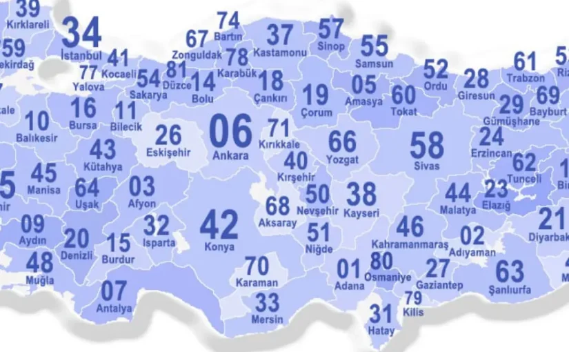 83-99 plaka kodları rehberi [2026]: Hangi illeri gösterir?